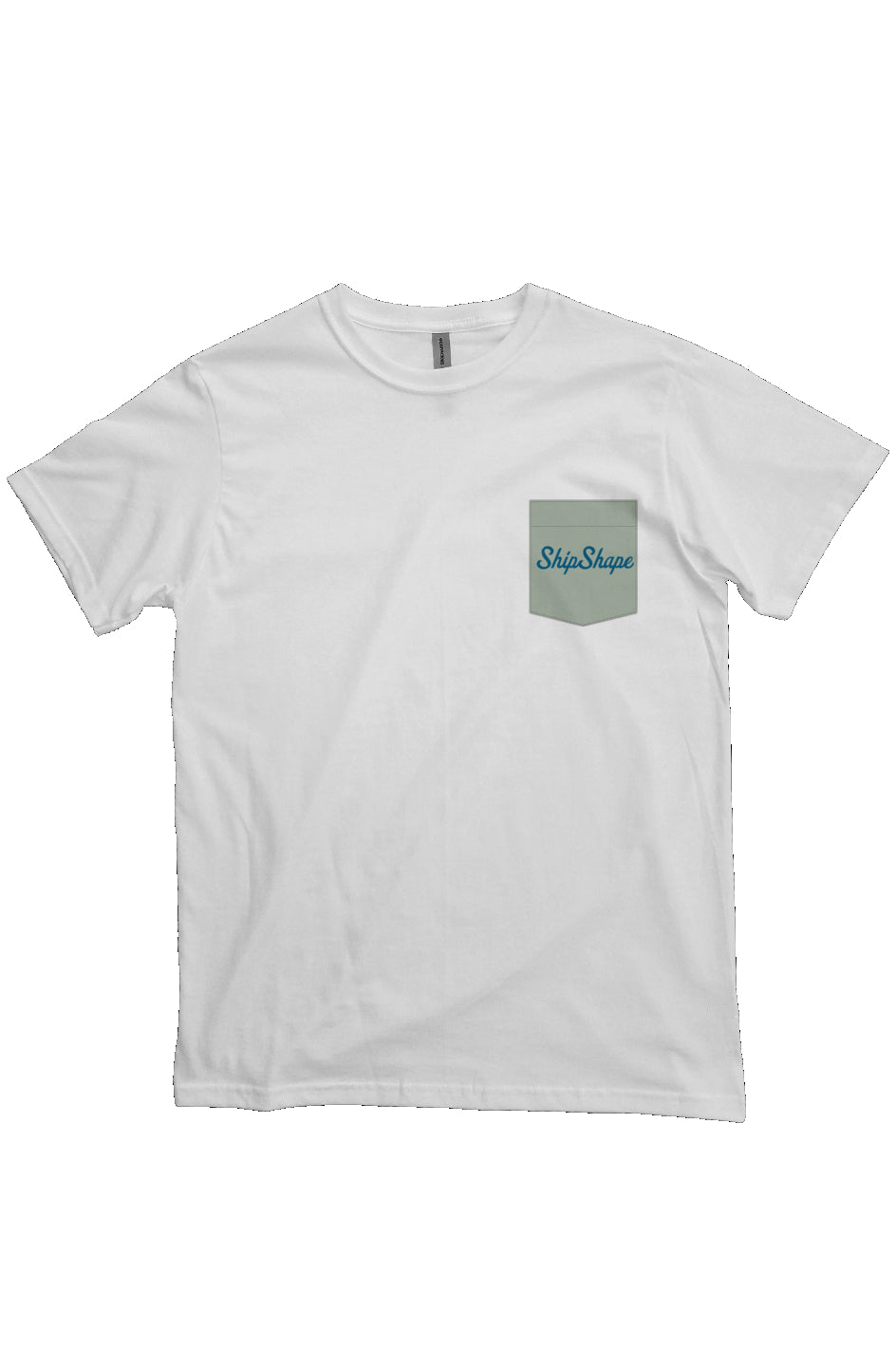 Classic ShipShape Pocket Tee - Light Green Pocket